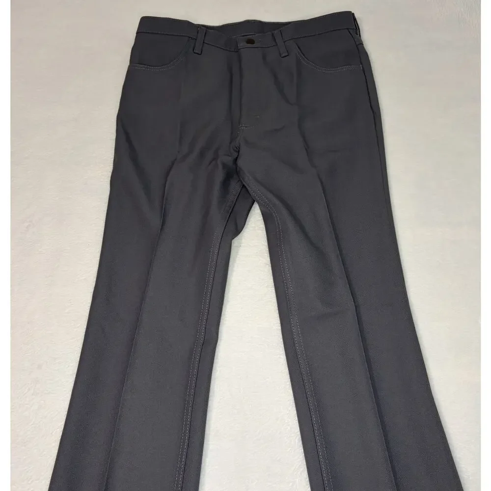 Wrangler Wrancher Boot Jeans Mens 36x31 Gray Dark Wash Regular Fit Western NWT
